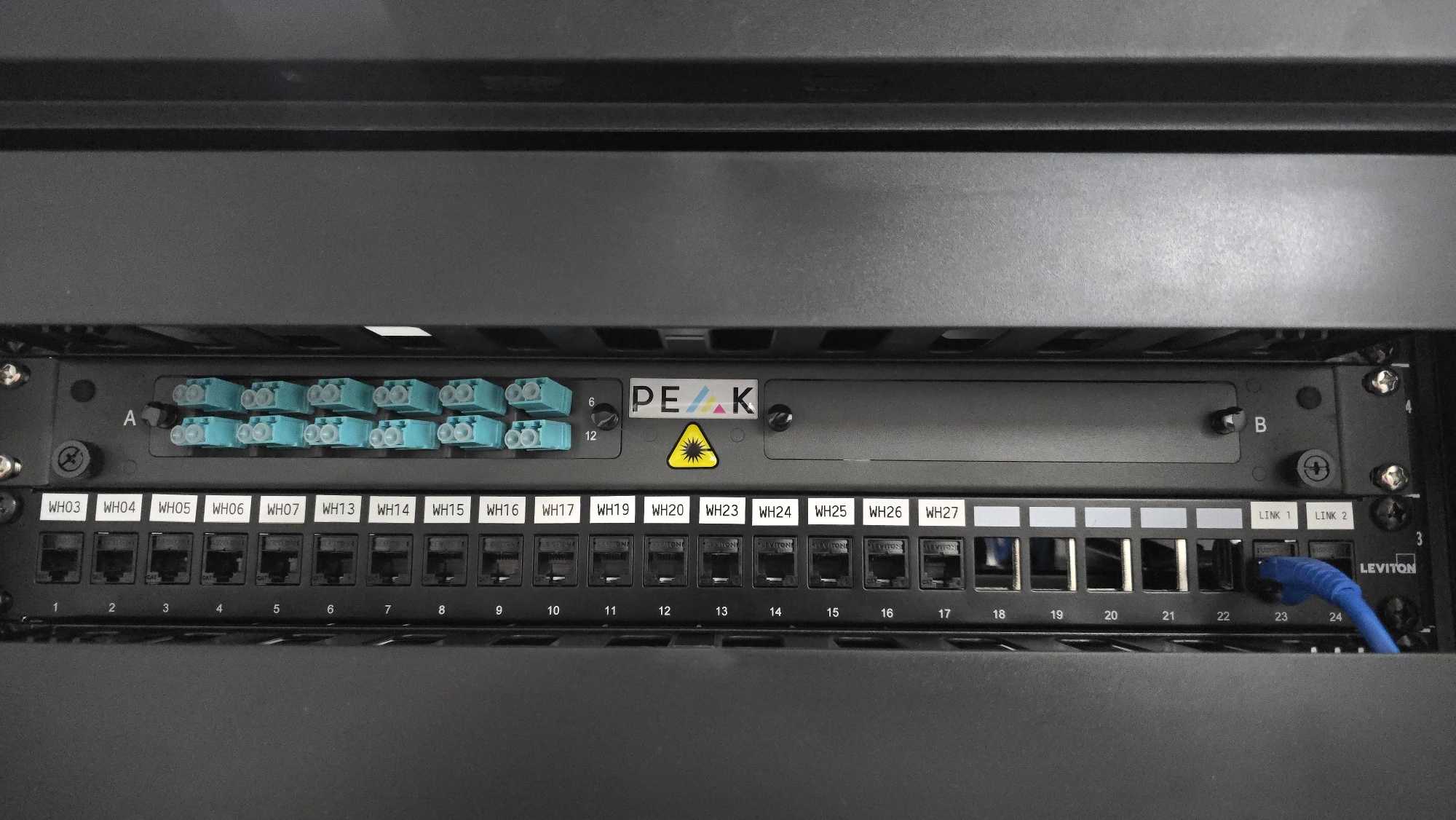 Labelled patch panel pre-installation QA check