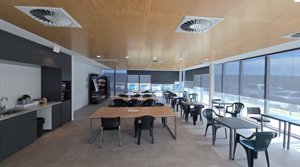 Lunchroom fitout — audio, AV and data cabling installed, Dandenong VIC
